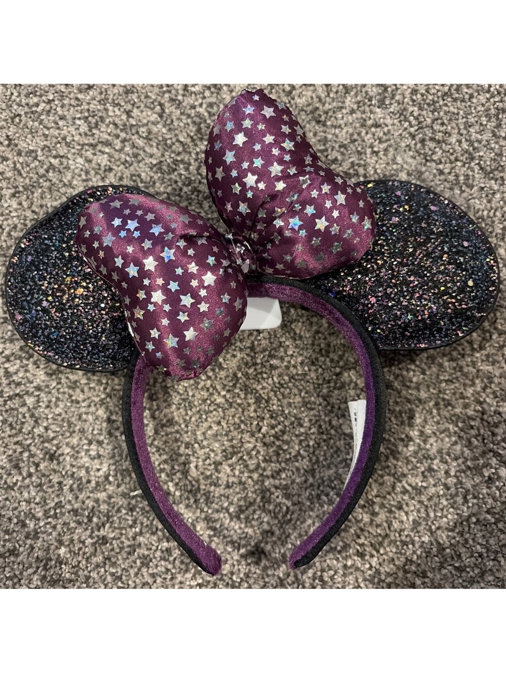 Disney Parks 2020 Minnie Ears Headband Midnight Magic Sparkle Celestial Glitter!